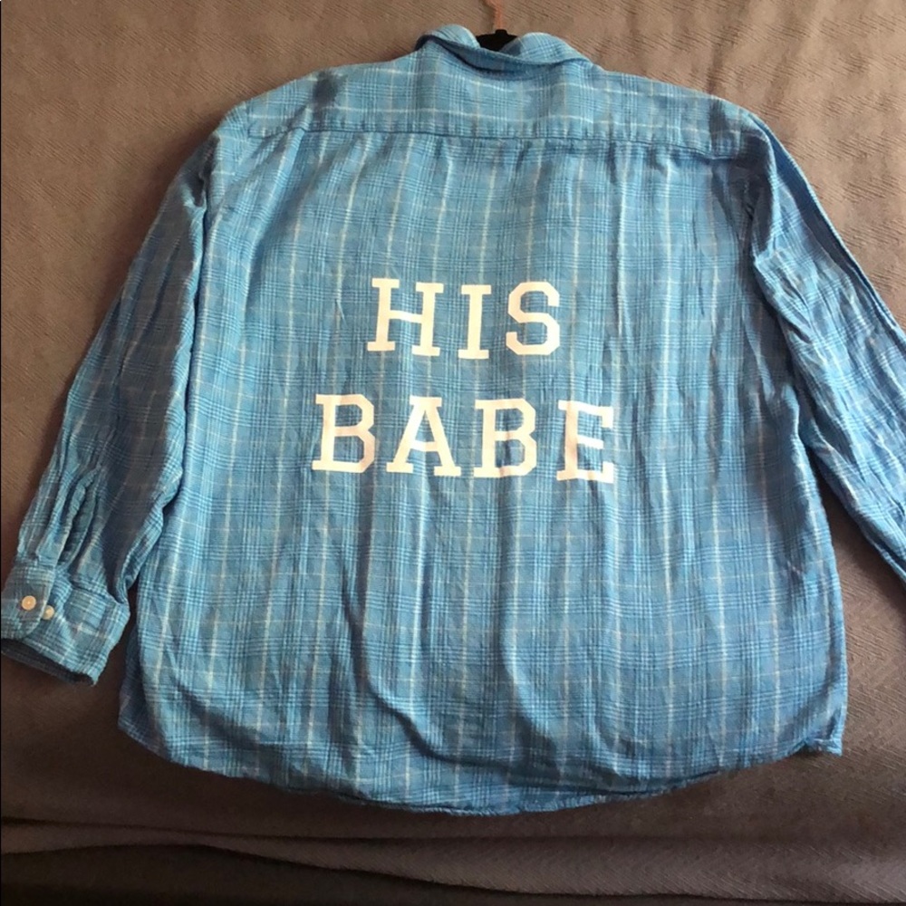 Hubs and Hers Vintage His Babe Flannel